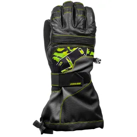 509 Range Gauntlet Snowmobile Gloves Covert Camo Black