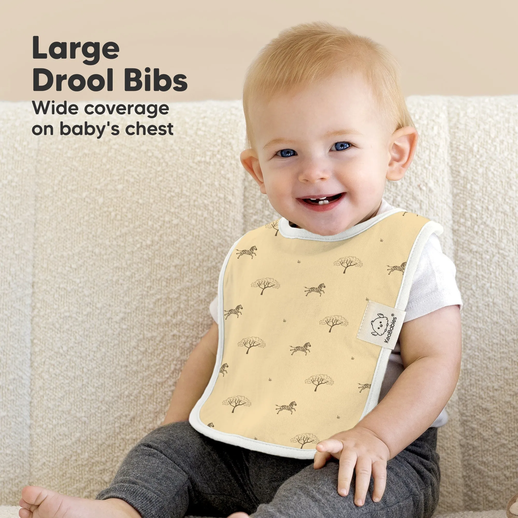 8-Pack Coast Drool Bibs (Wildscape)