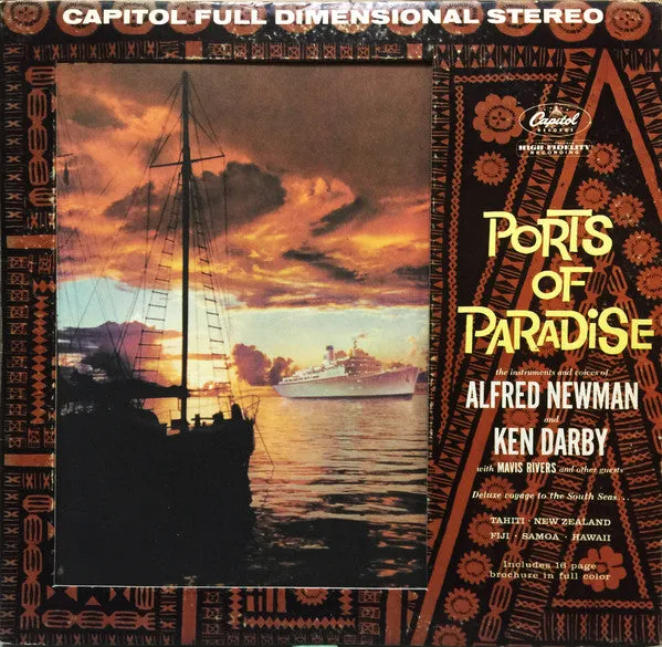 Alfred Newman Ports Of Paradise *SRC* LP Near Mint (NM or M-) Excellent (EX)