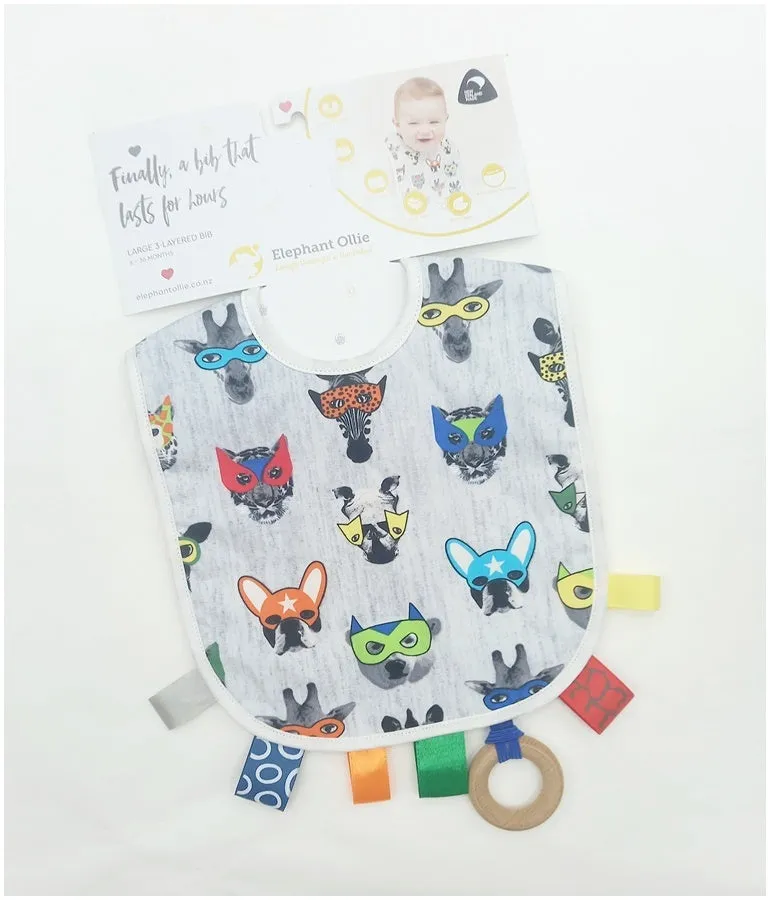 Animals in Disguise (teething bib)