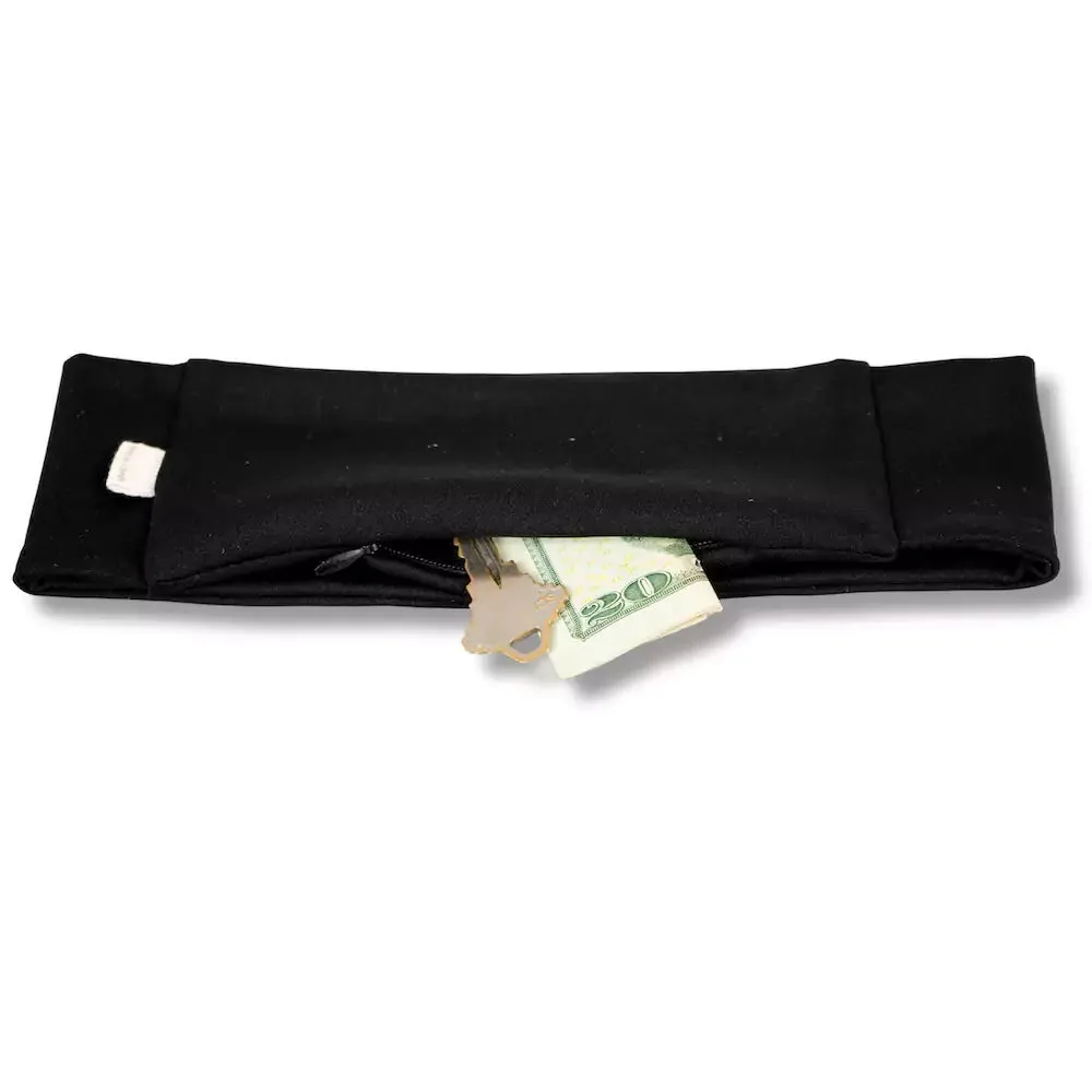 Athletic Zipper Pocket Headband