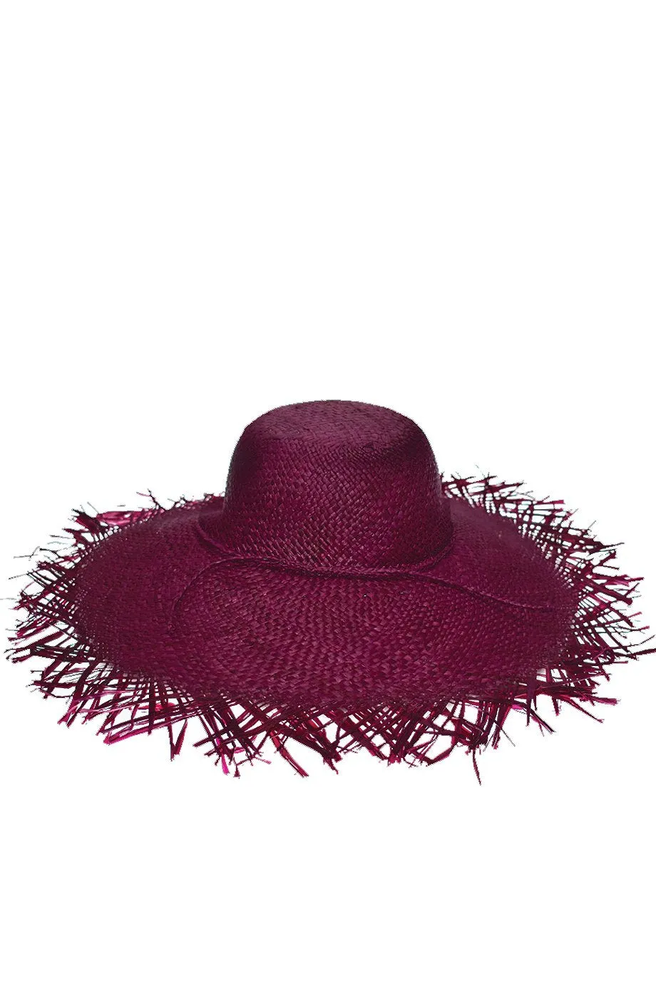 Avoria Purple Handmade Madagascar Hat