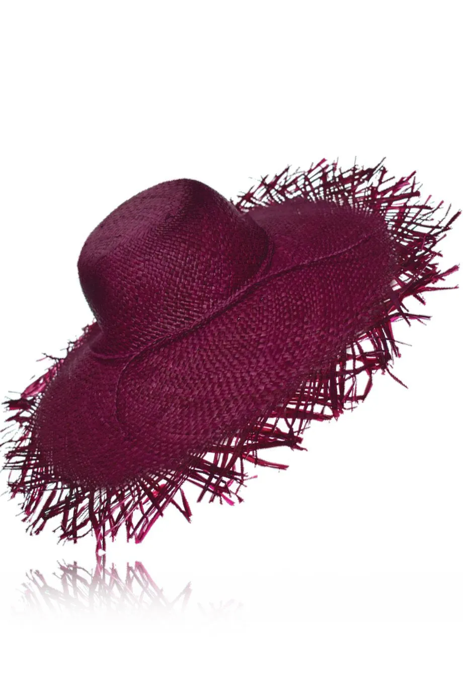 Avoria Purple Handmade Madagascar Hat