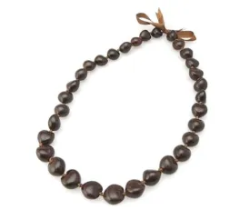 Brown Kukui Nut Necklace