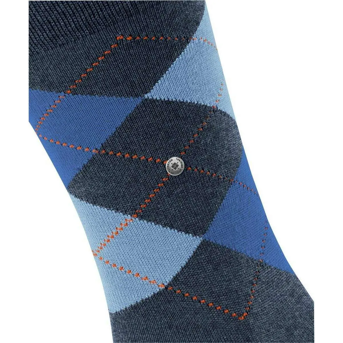 Burlington Edinburgh Socks - Dark Blue Mel