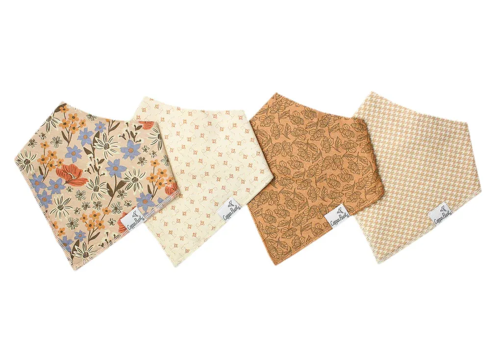 Copper Pearl - Bandana Bib (4 pack) - Eden