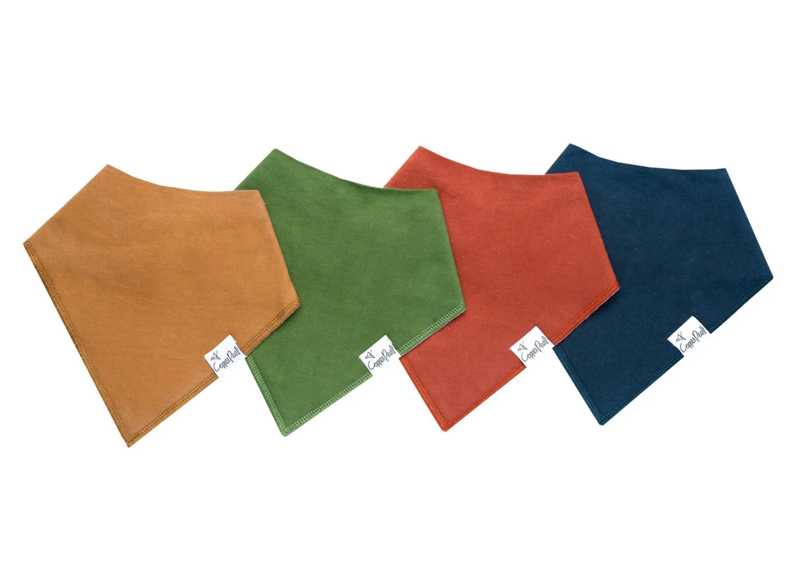 Copper Pearl - Bandana Bib (4 pack) - Ridge