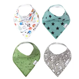 Copper Pearl - Bandana Bib (4 pack) - Varsity