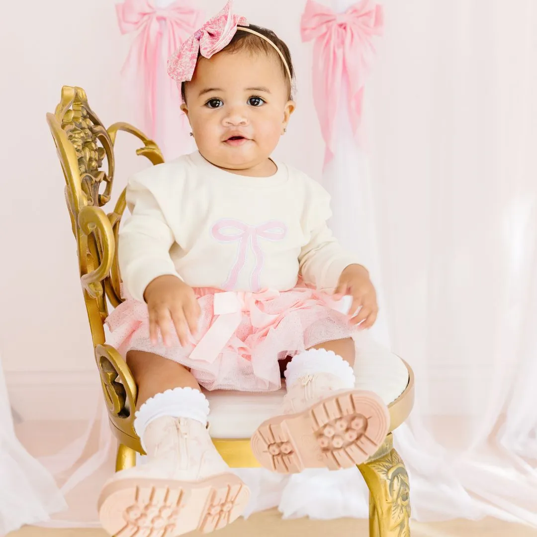 Coquette Tulle Bow Baby Headband