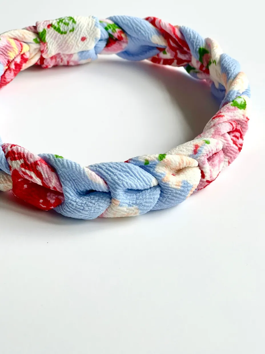 Crepe Braided Headband | Vogue's Beauty Edit | Soft Headband | Multiple Colors | Made to Order