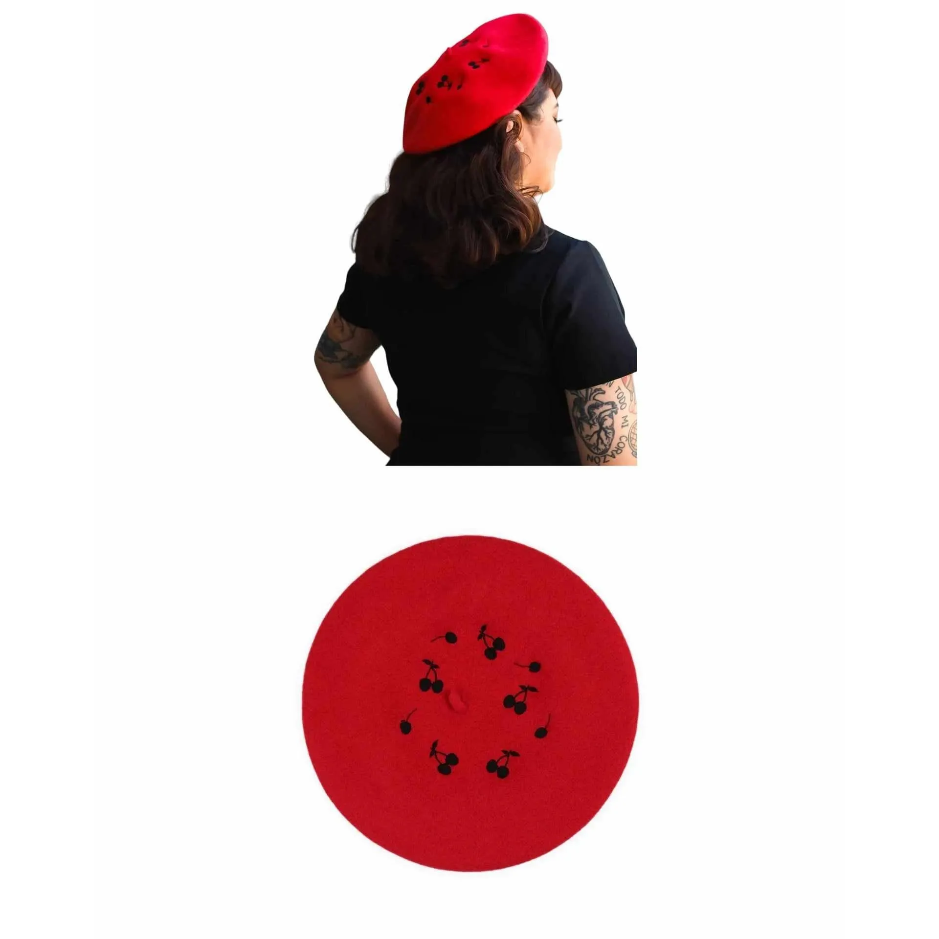 Embroidered Berets