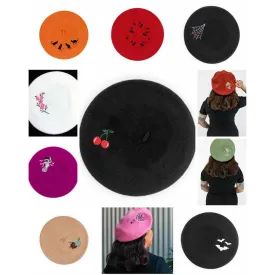 Embroidered Berets