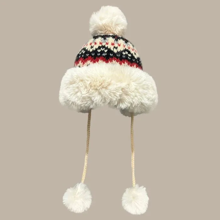 Ethnic Woolen Lei Feng Hat  Ultimate Winter Ear Protection