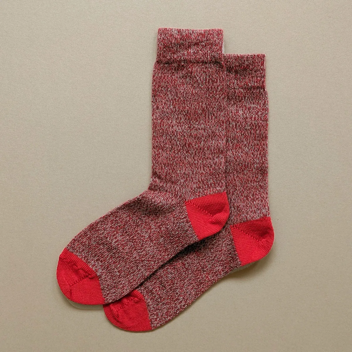 Fine Merino Wool Socks | Poppy Red