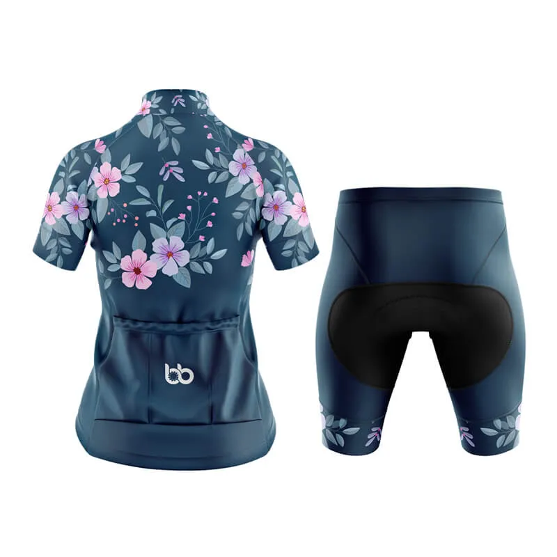 Floral Neck Cherry Blossom Club Cycling Kit