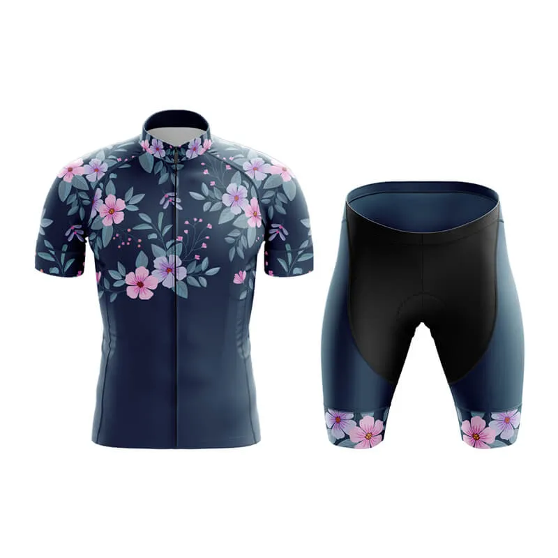 Floral Neck Cherry Blossom Club Cycling Kit