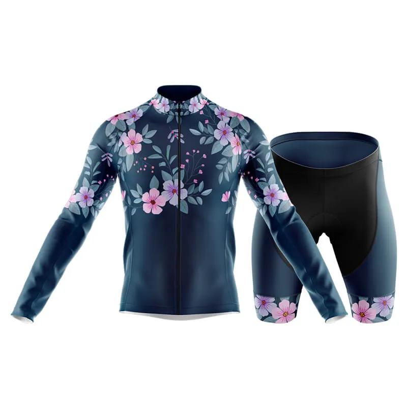 Floral Neck Cherry Blossom Club Cycling Kit