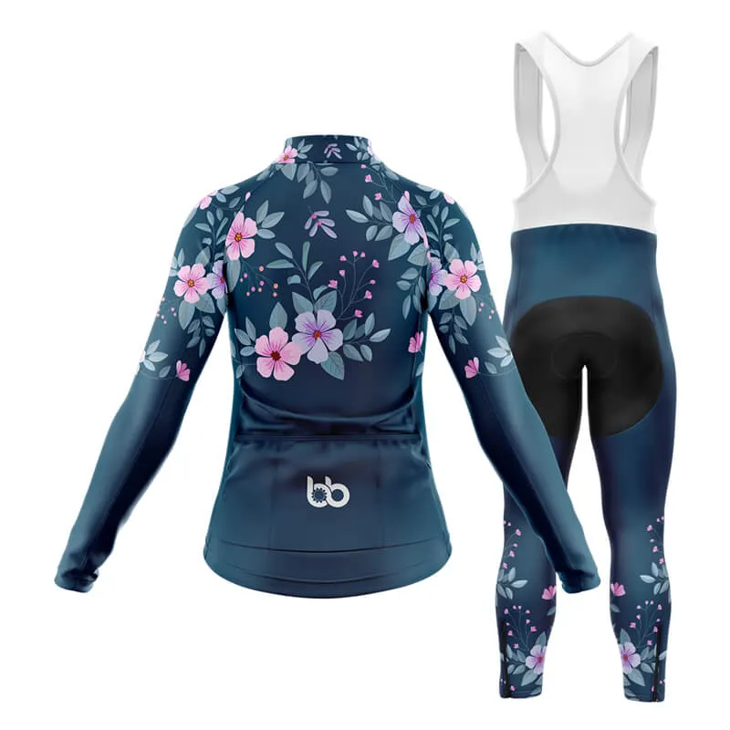 Floral Neck Cherry Blossom Club Cycling Kit