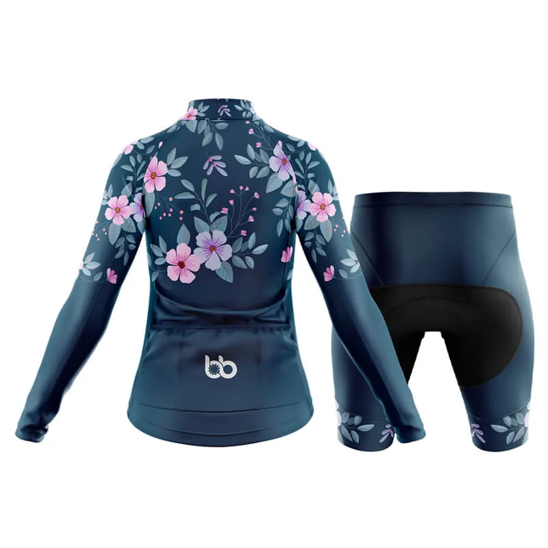 Floral Neck Cherry Blossom Club Cycling Kit