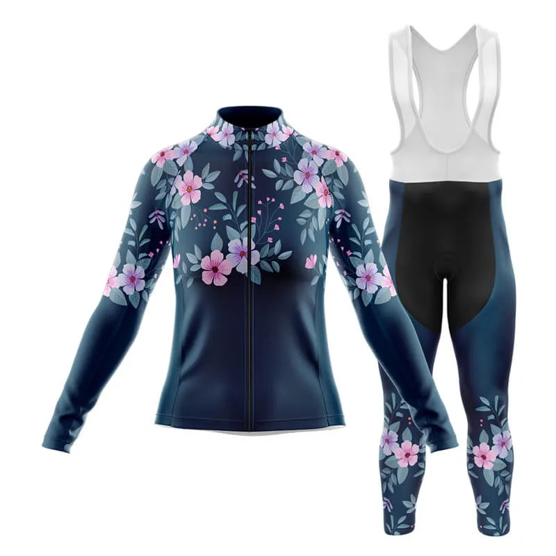 Floral Neck Cherry Blossom Club Cycling Kit