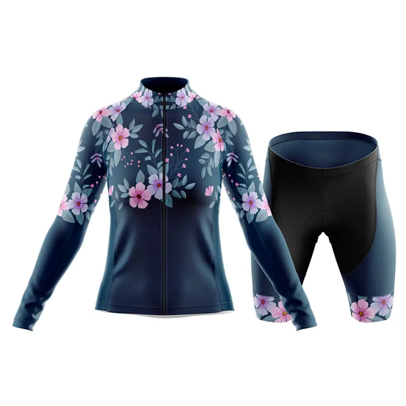 Floral Neck Cherry Blossom Club Cycling Kit