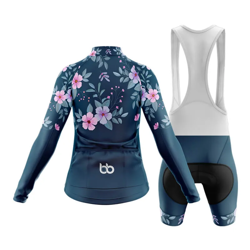 Floral Neck Cherry Blossom Club Cycling Kit