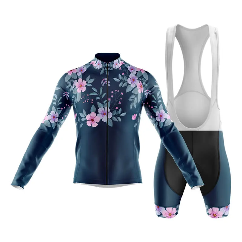 Floral Neck Cherry Blossom Club Cycling Kit