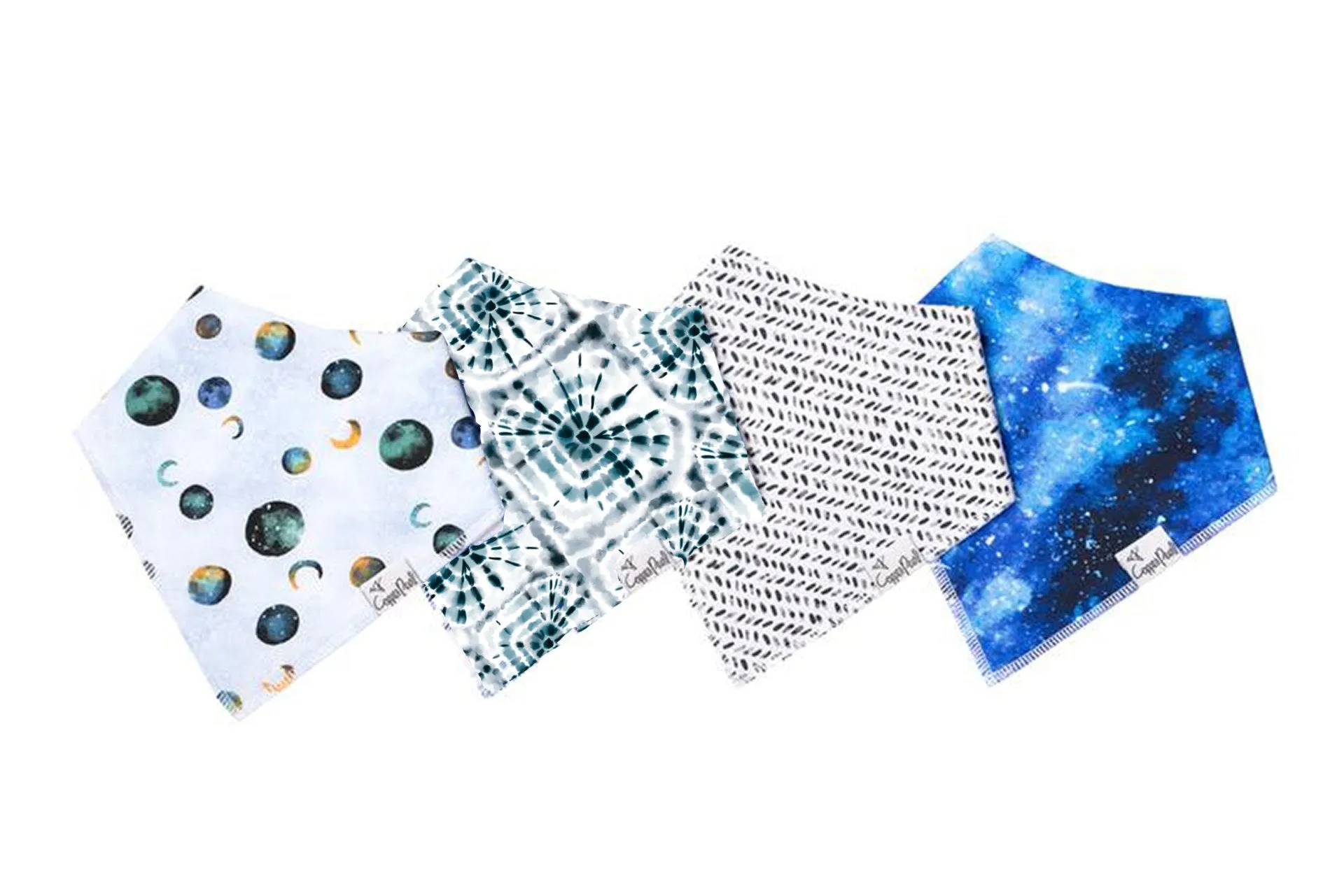 Galaxy Baby Bandana Bib- 4 Pack