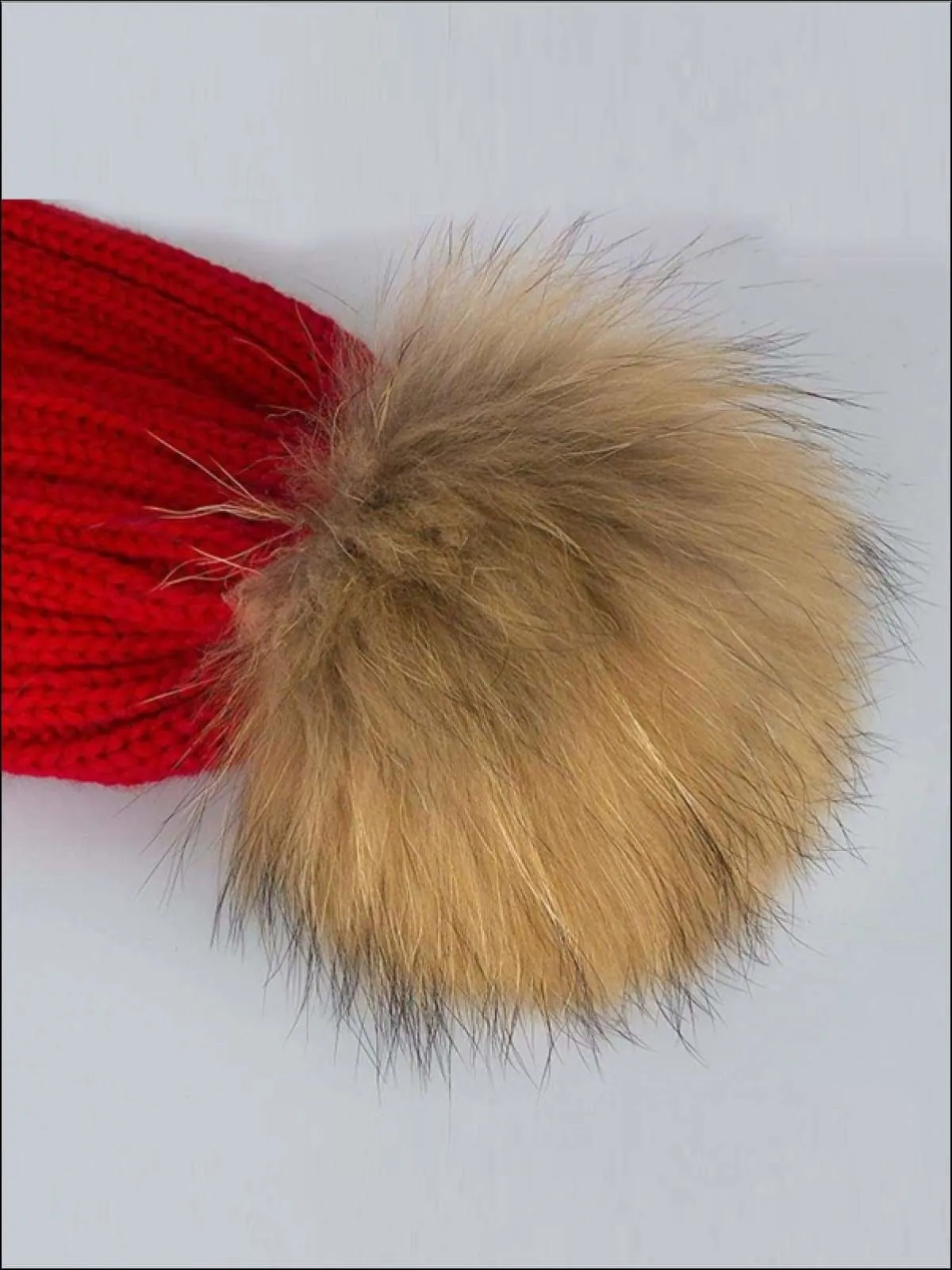 Girls Pom Pom Knitted Hat