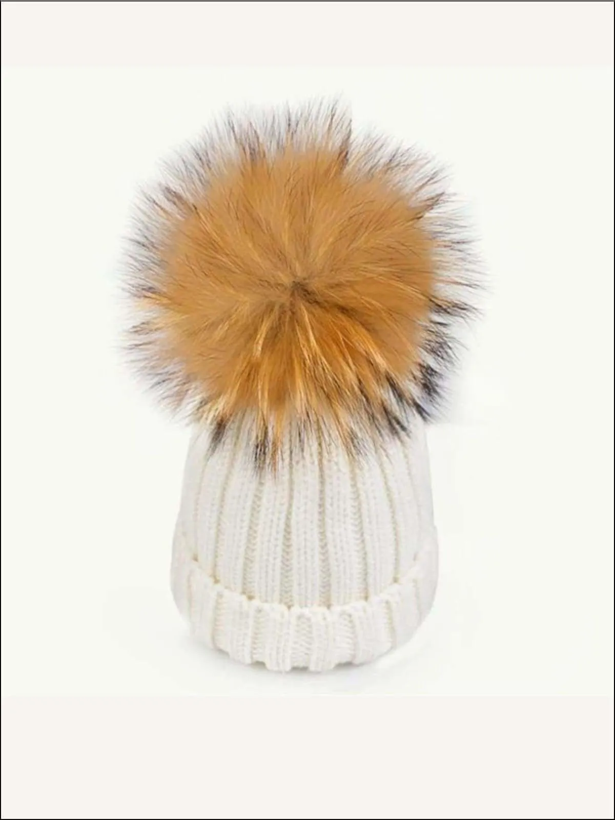 Girls Pom Pom Knitted Hat