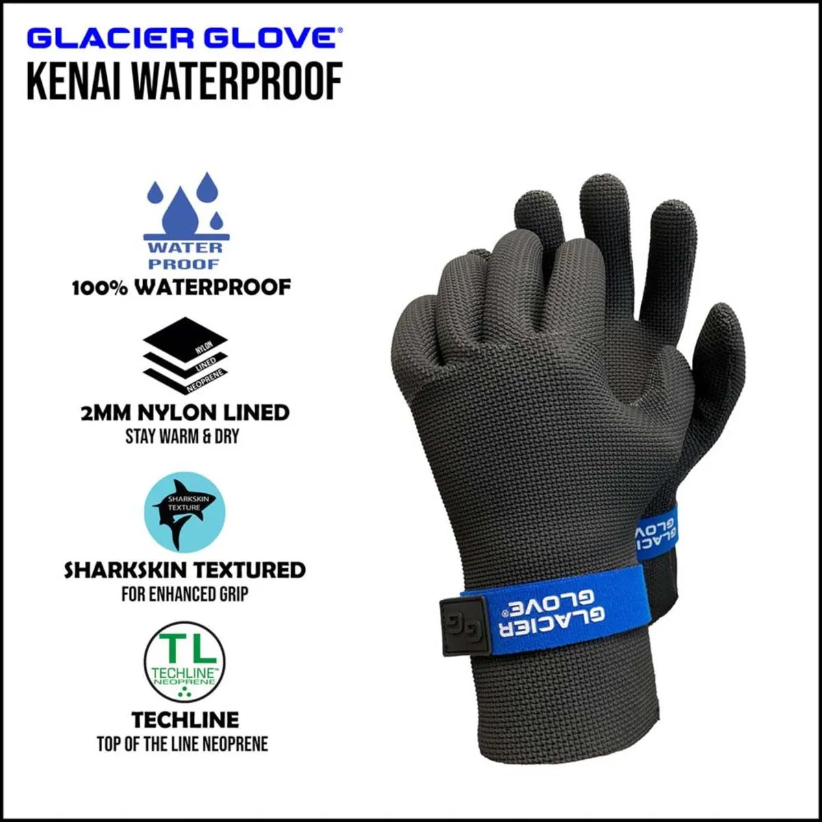 Glacier Glove Kenai Waterproof Gloves