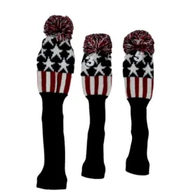 GolfBasic Star Knitted Head Covers (Set of 3 pcs)