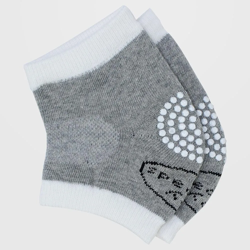 Grey Baby Knee Pads For Crawling