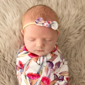 Gumnut Flower Mini Bow Headband