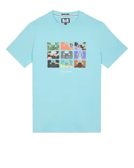 Hanover Graphic T-Shirt Saltwater Blue