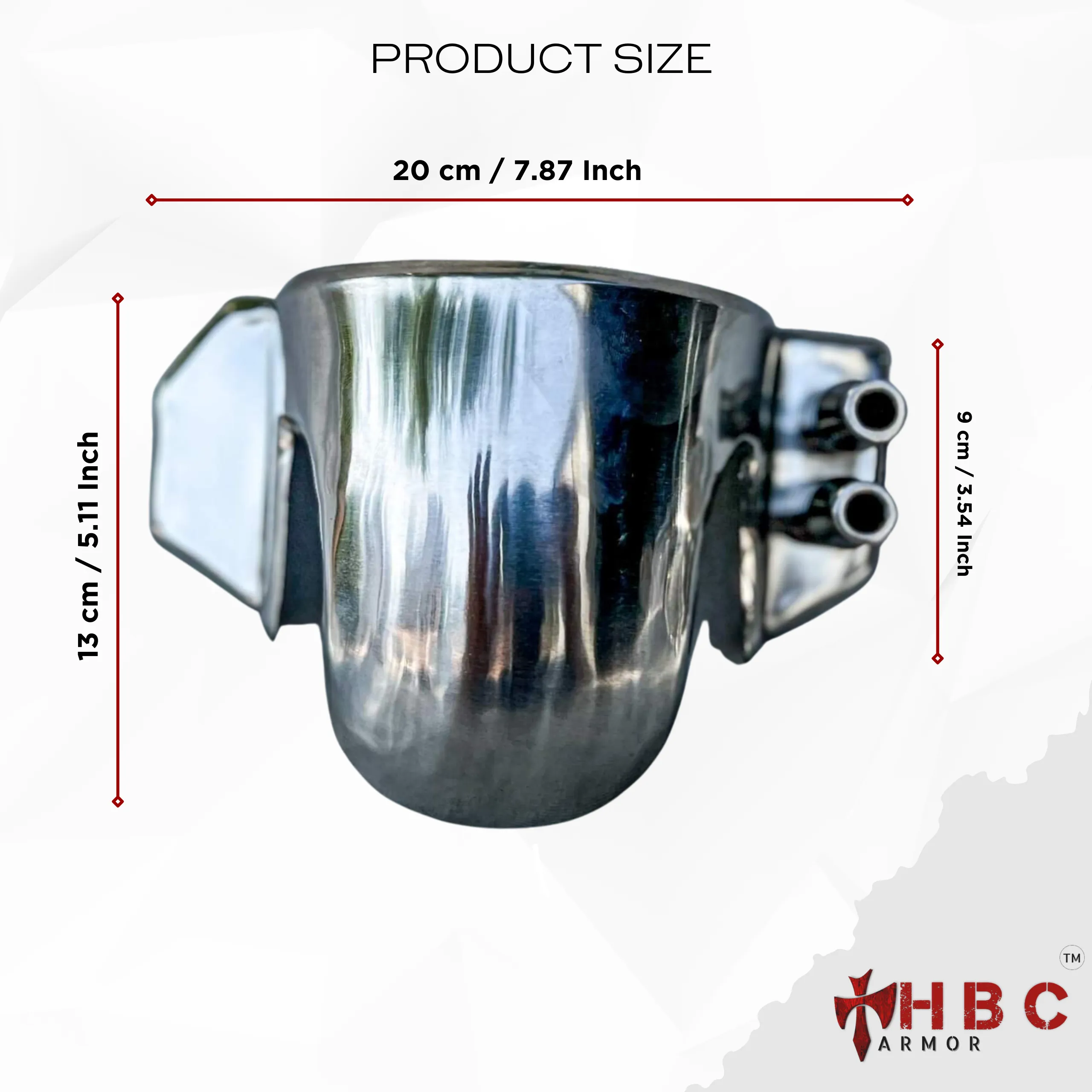 HBC Armor™ Mandalorian Metal Knee pads