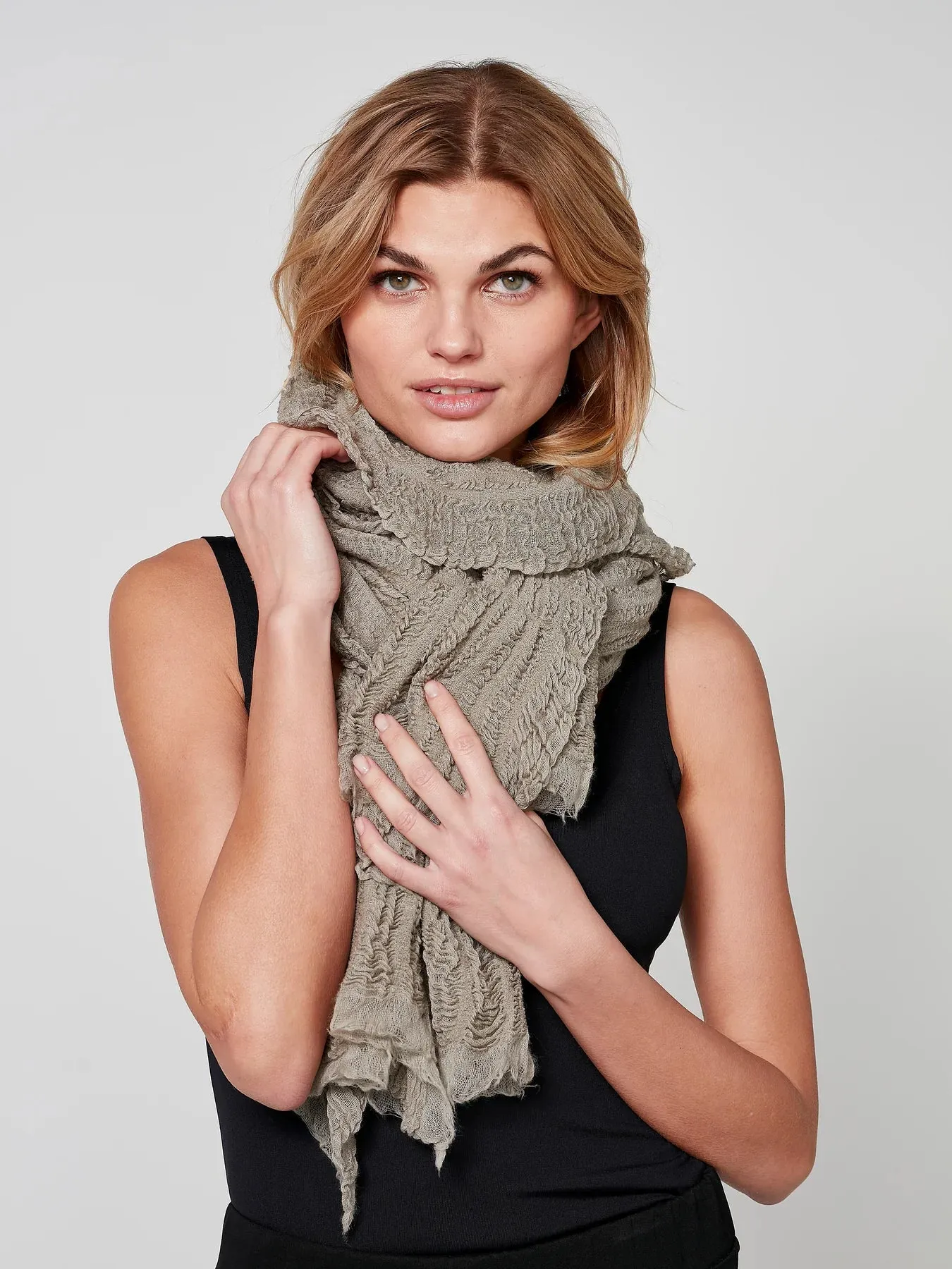 Hope Scarf - Harbour Grey