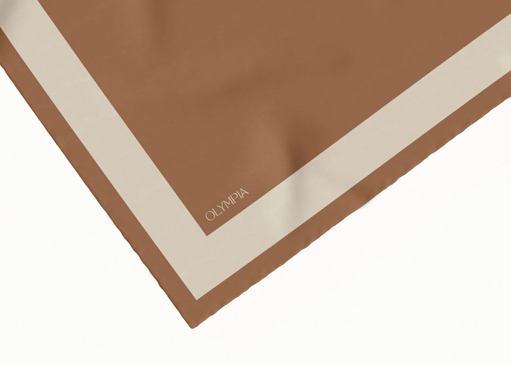 Imelda Tan/Sand Silk Scarf - 89x89cm