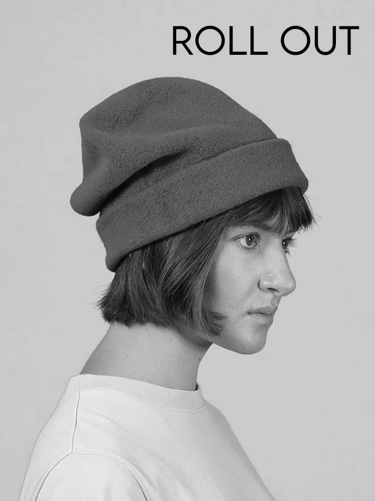 KOPKA Roll Up Woollen Beret - SPROUT