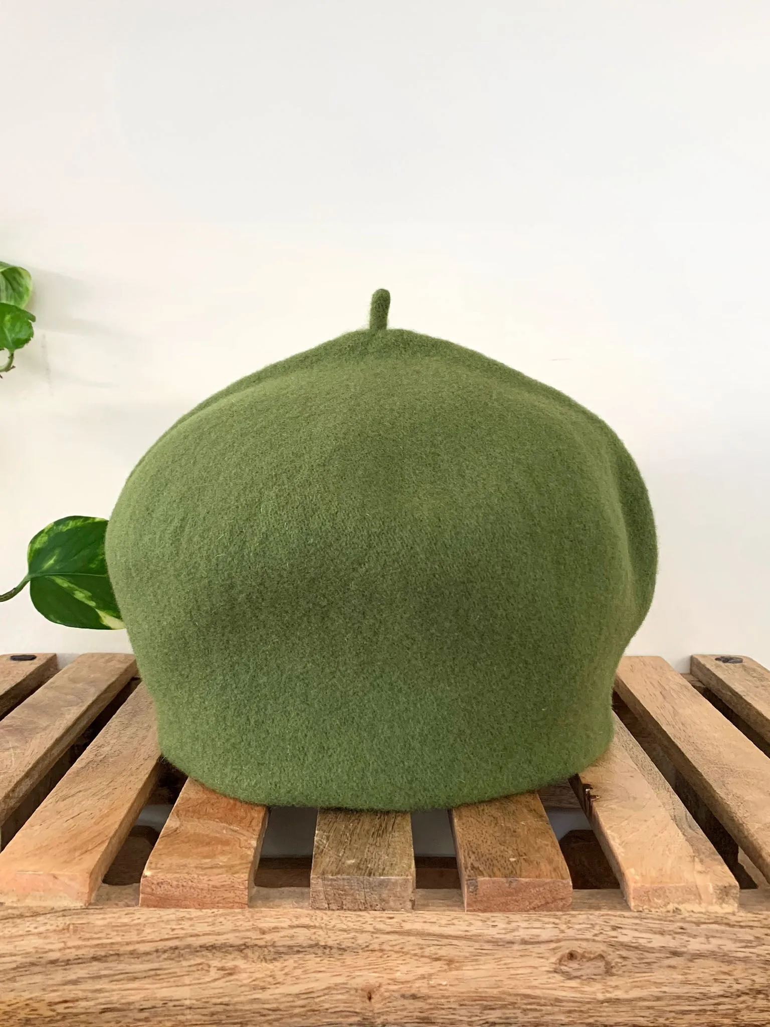 KOPKA Roll Up Woollen Beret - SPROUT