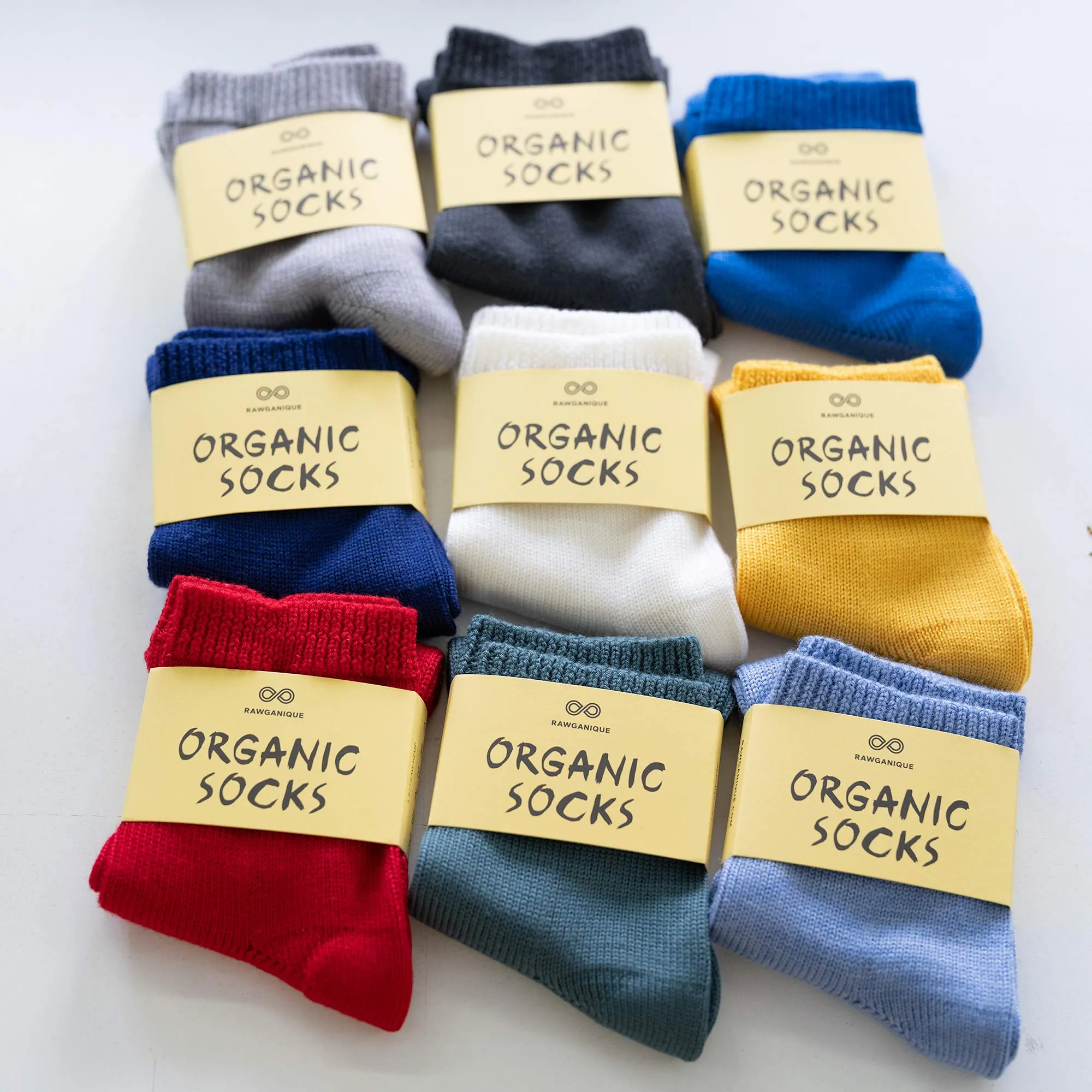 MOUNTAINVILLE Elastic-free 3-Ply 100% Organic Merino Wool Socks (No Polyester, No Latex, No Spandex, No Nylon, No Polyamide, No Plastic, No Synthetics) (100% Biodegradable)