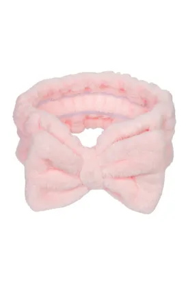 Pink Plush Spa Headband