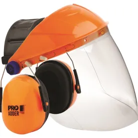 Pro Choice Striker Browguard   Clear Economy Visor   Adder EarmuffEach of 1 (BGVCEADD)