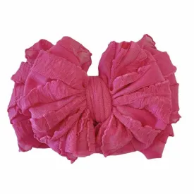 Rockin Royalty - Hot Pink Ruffled Headband