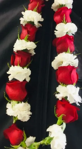 Roses & Carnations Lei