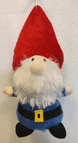 Small Gnome plush with red Santa hat 8"