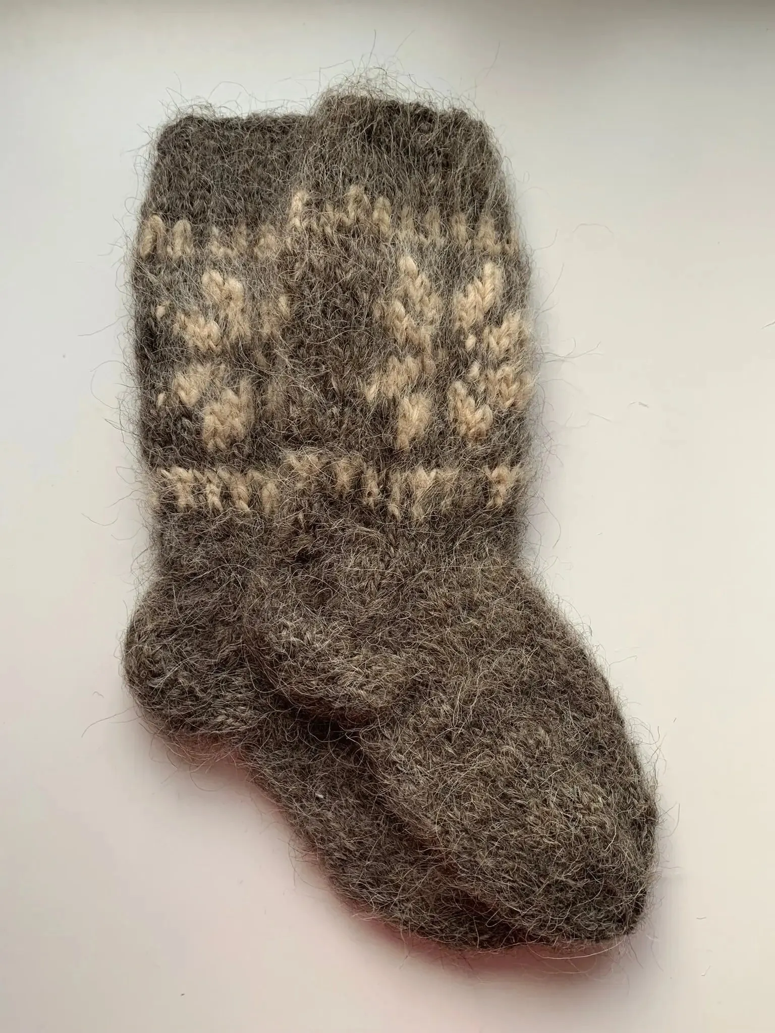 Socks Knitted High Wool