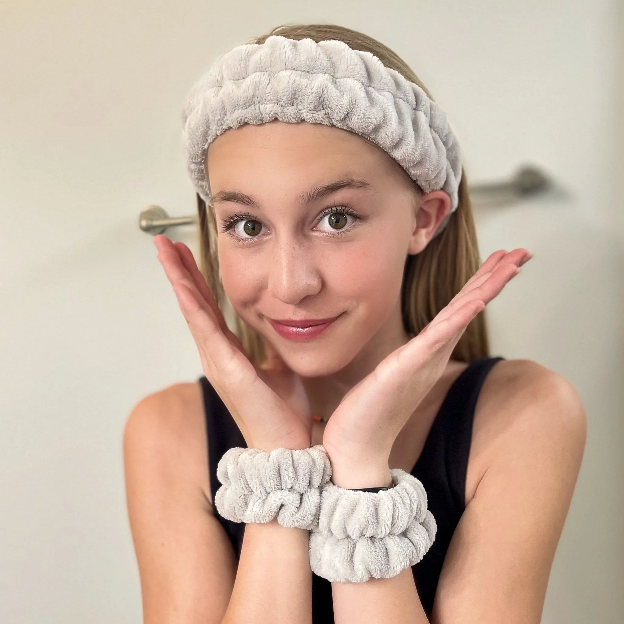 Soft Spa Headband and Wristbands