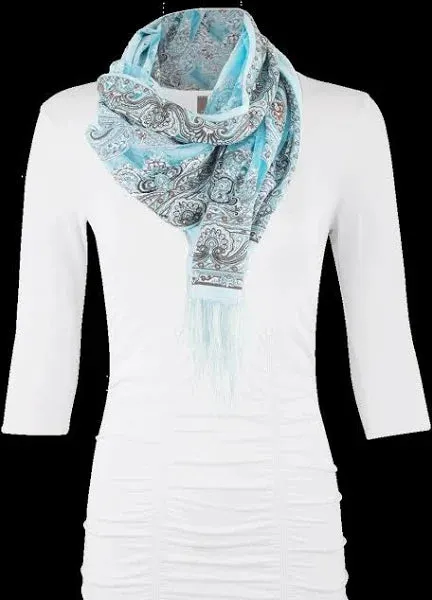 Tasha Polizzi Bandana Scarf Light Blue