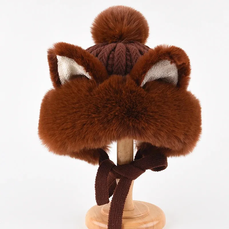 TEEK - Plush Ear Protection Baotou Hat